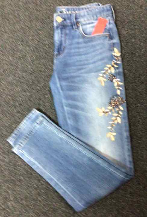 White House Black Market Size 00 Blue Denim Jeans