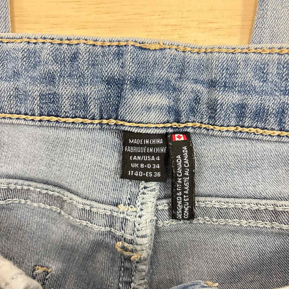 French Dressing Size 4 Blue Denim Preloved Jeans