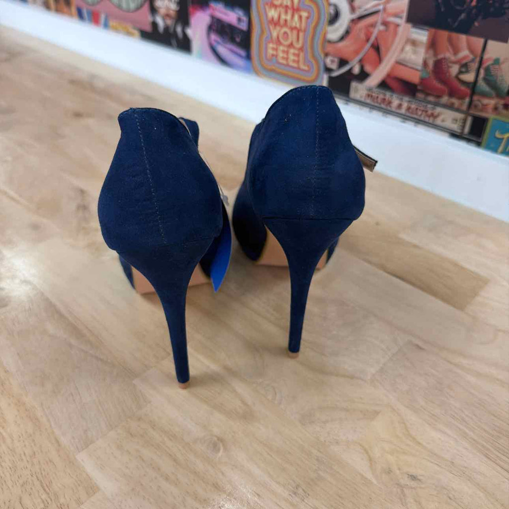Bella Marie Size 9 Navy Preloved Heels
