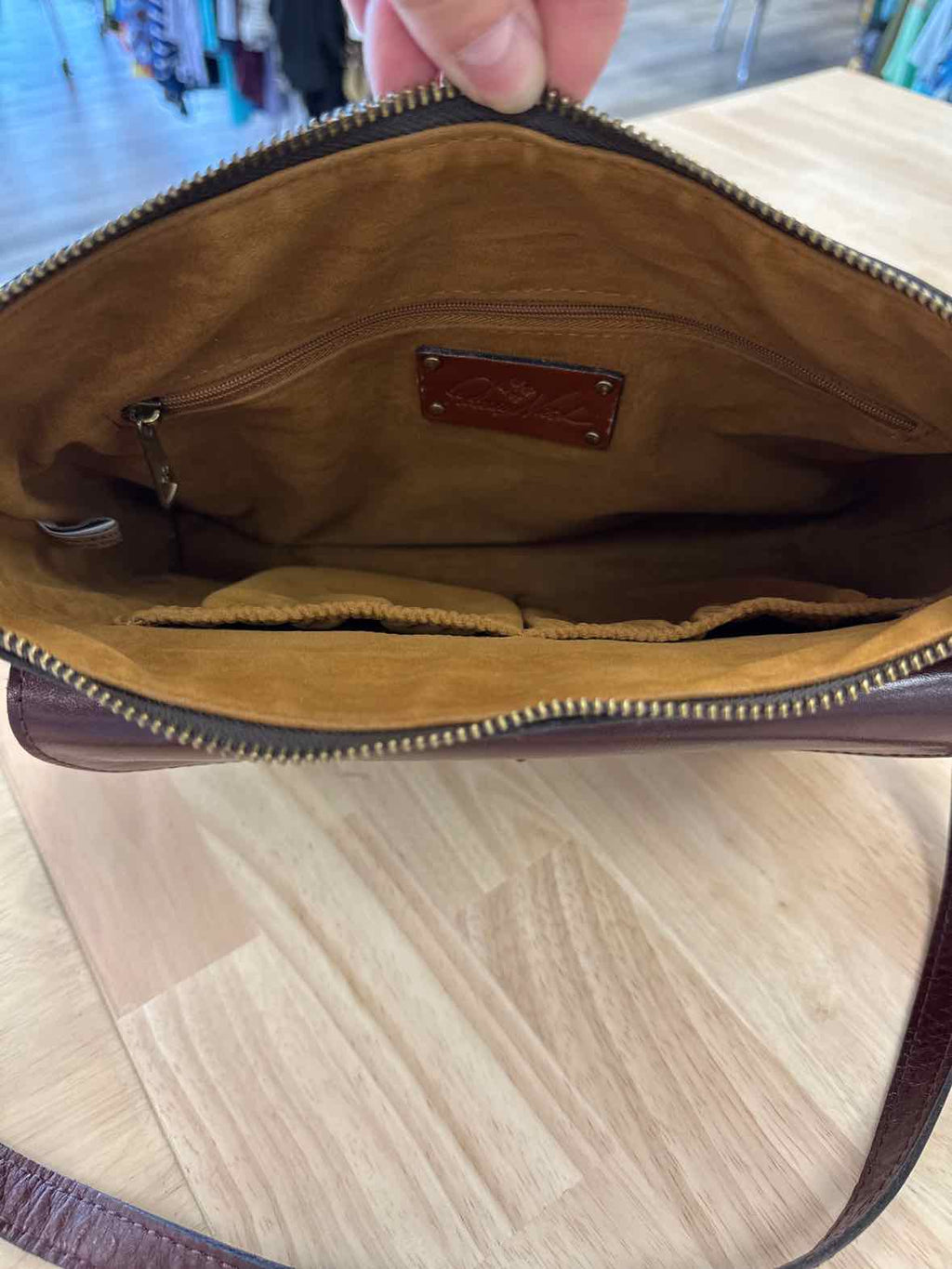 Patricia Nash Brown crossbody Leather Purse