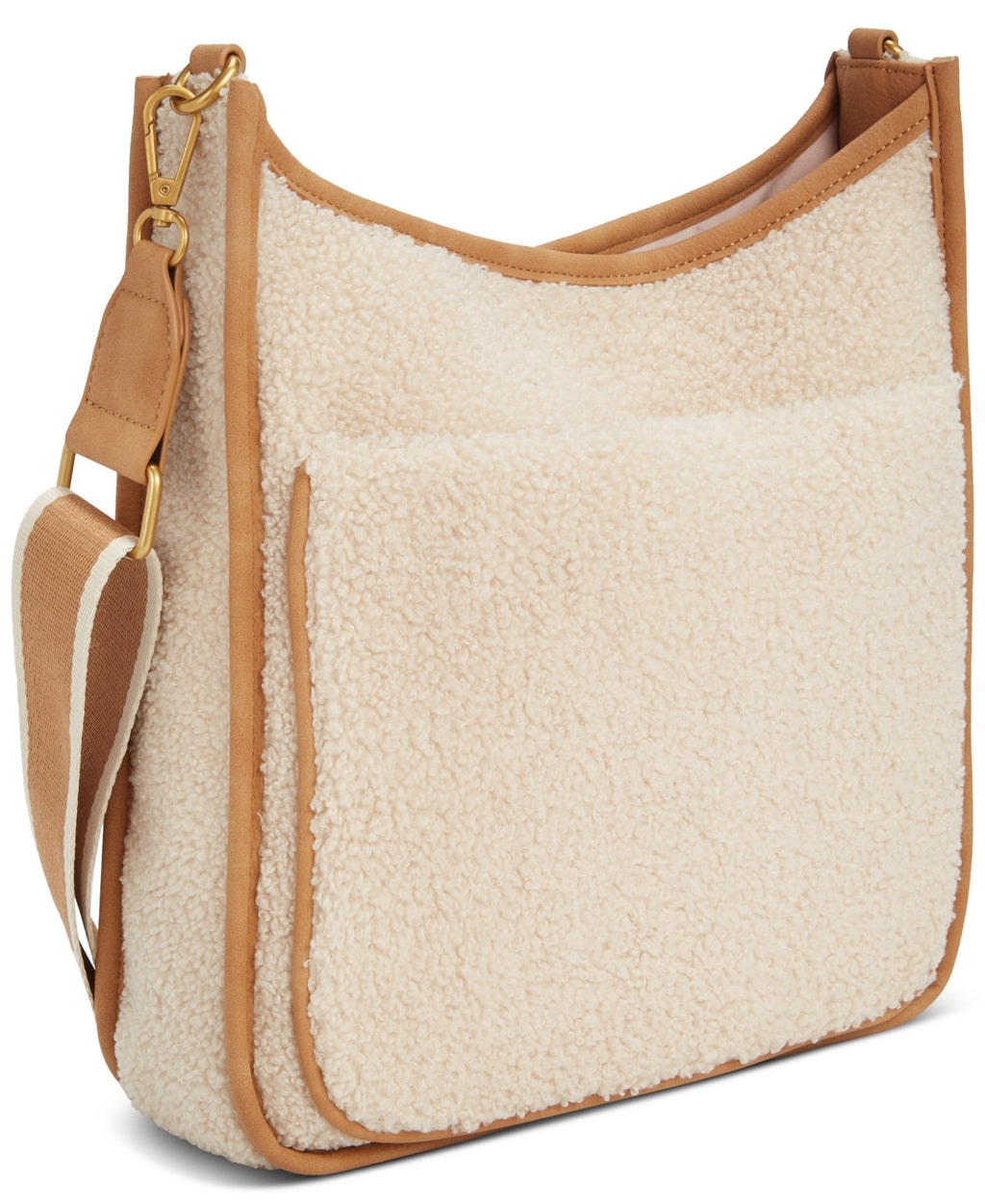 Style & Co Whipstitch Medium Crossbody - Sherpa