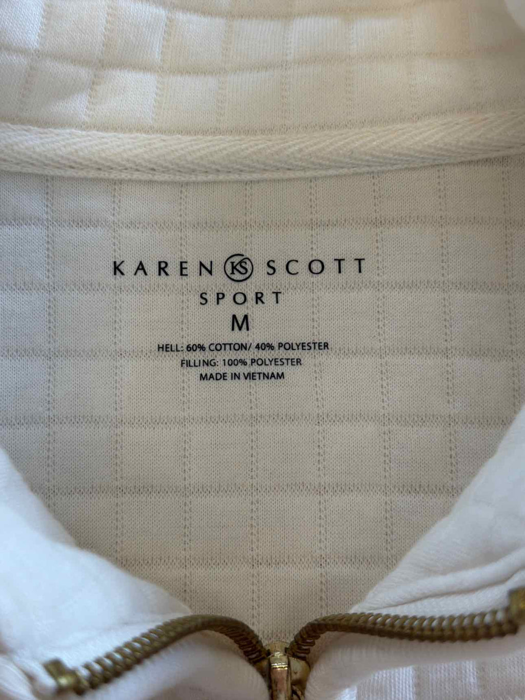 Karen Scott Size M White Sweater