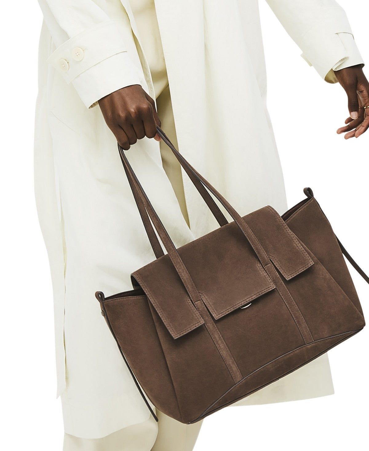 Radley the Chancery Suede Medium Flapover Shoulder Bag