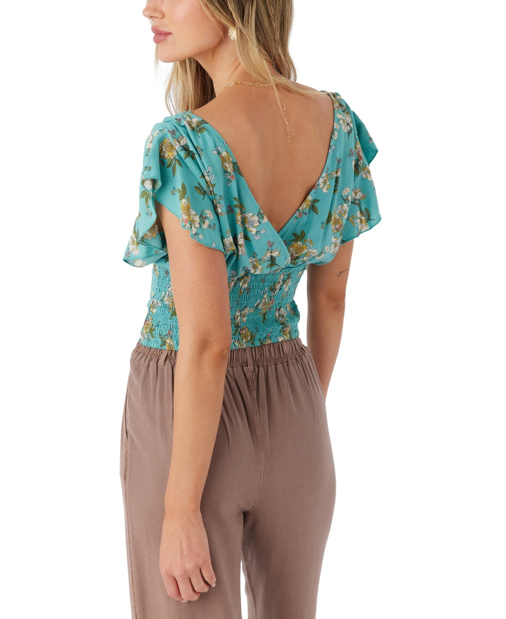 O'Neil Size M Bonnie Floral Top