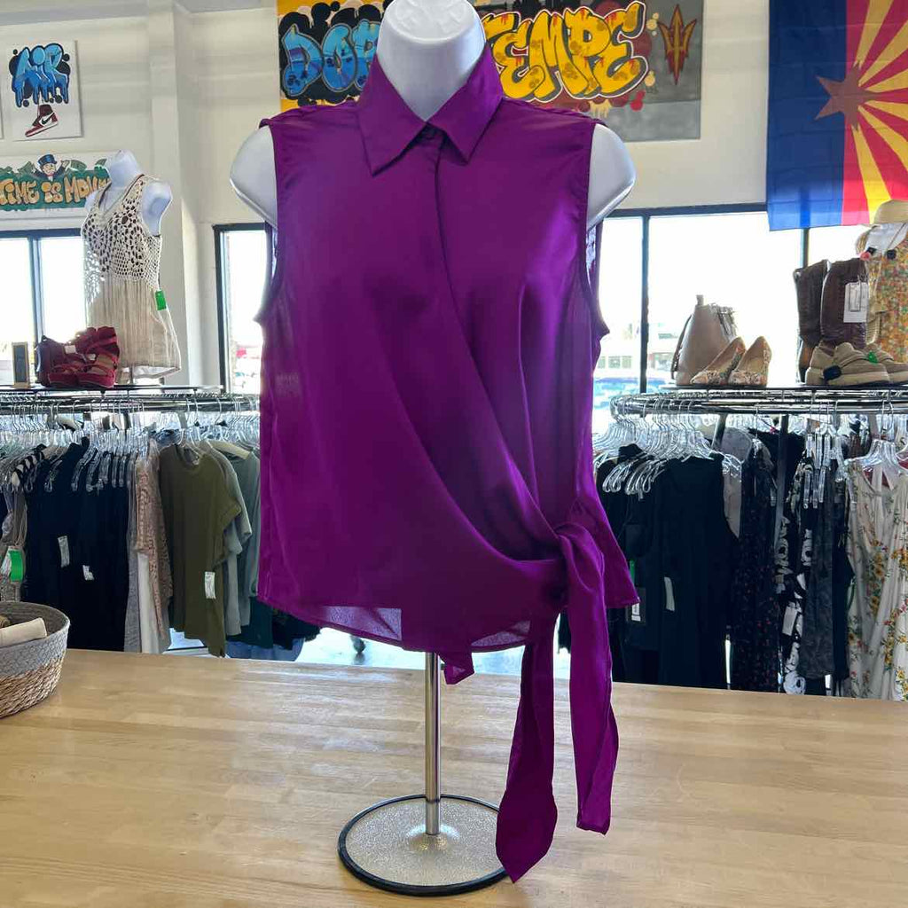 Ann Taylor Size PM Purple Preloved Sleeveless