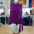 Ann Taylor Size PM Purple Preloved Sleeveless