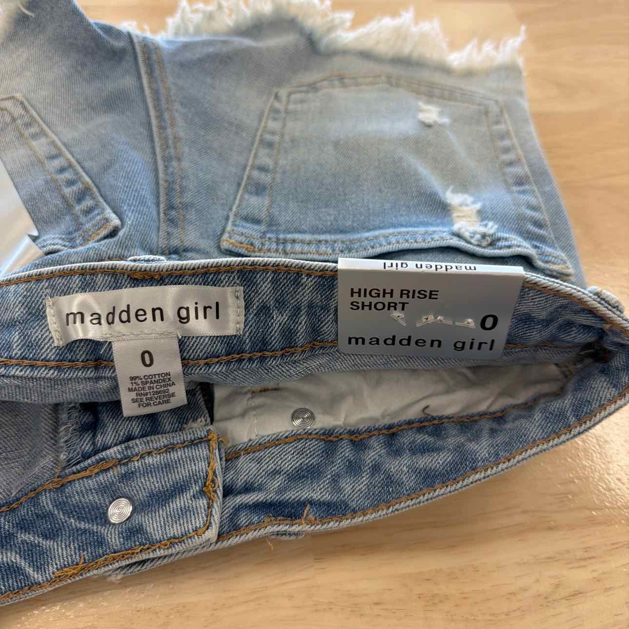 Madden Girl Women Size 0 Blue New Shorts