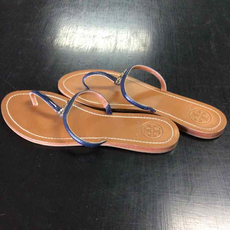 Tory Burch Shoe Size 9 Navy Thong Sandals