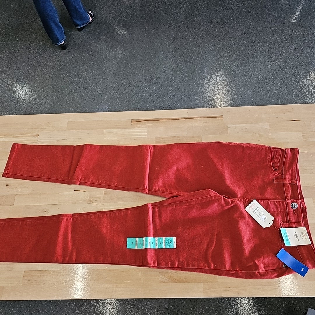 St John's Bay Size 4 Red Pants
