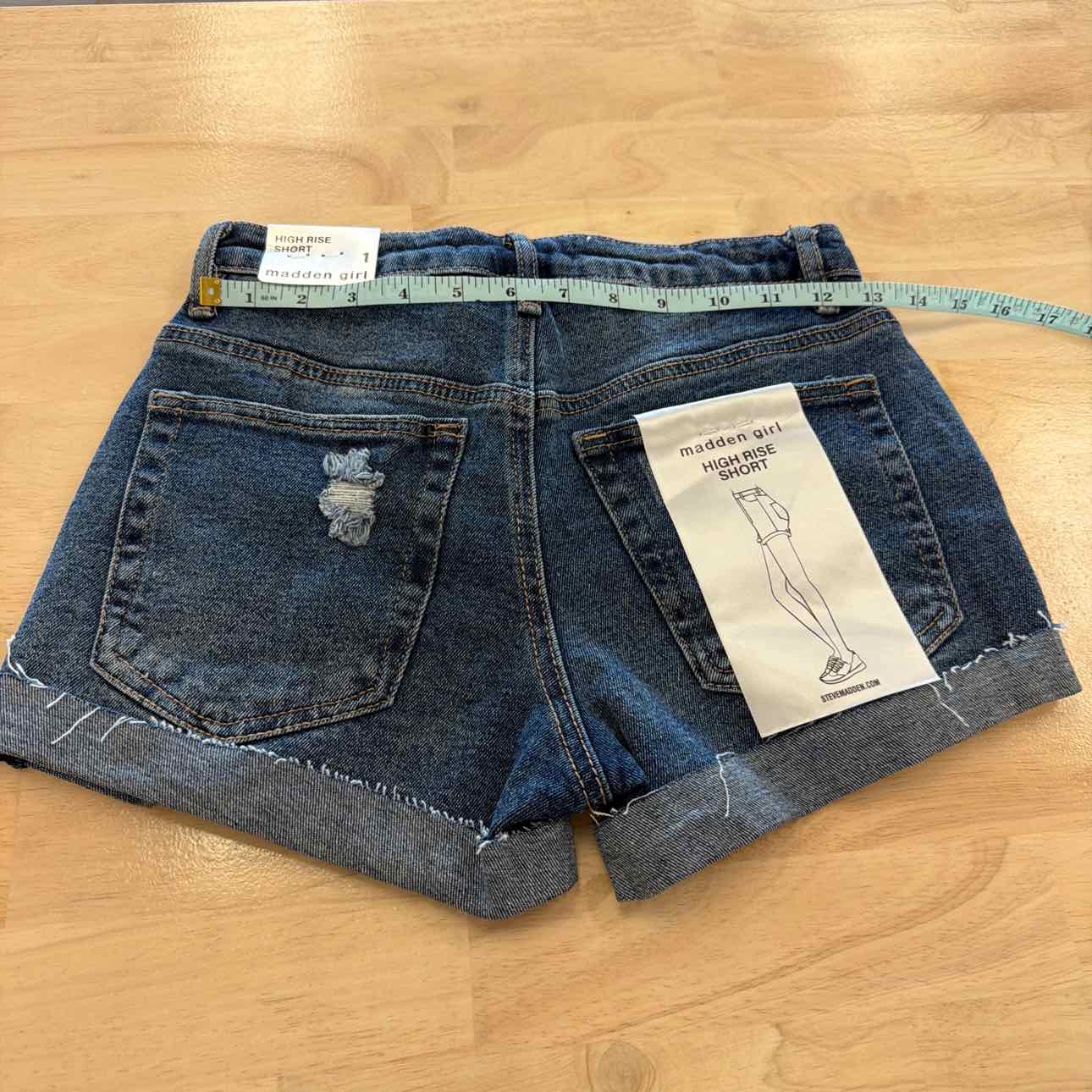 Madden Girl Women Size 1 Blue New Shorts