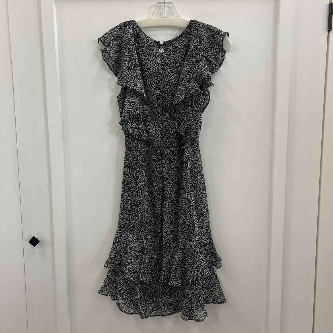 Tommy Hilfiger Size 4 Black White Preloved Dress