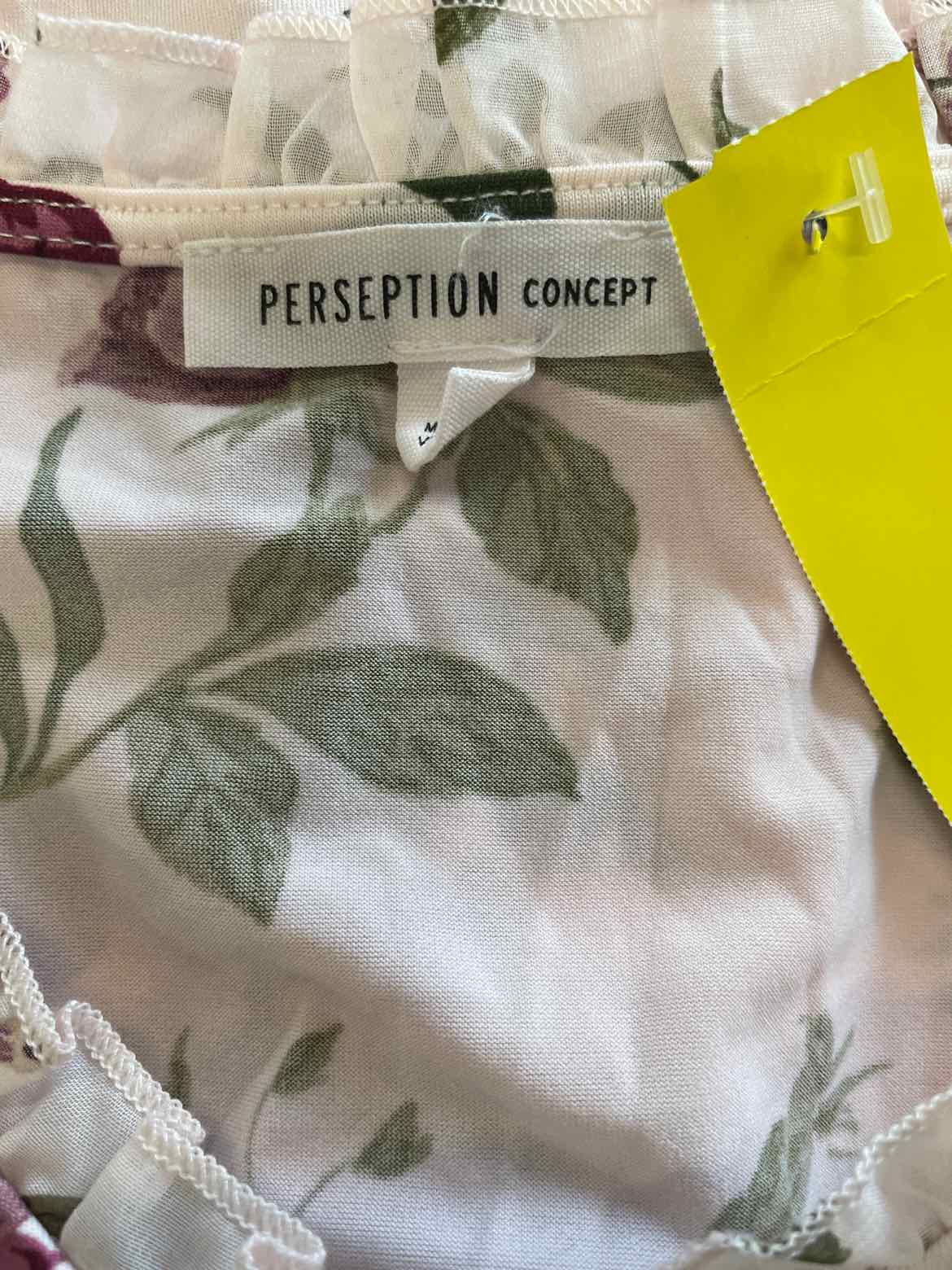 PerSeption Size M Pink Blouse