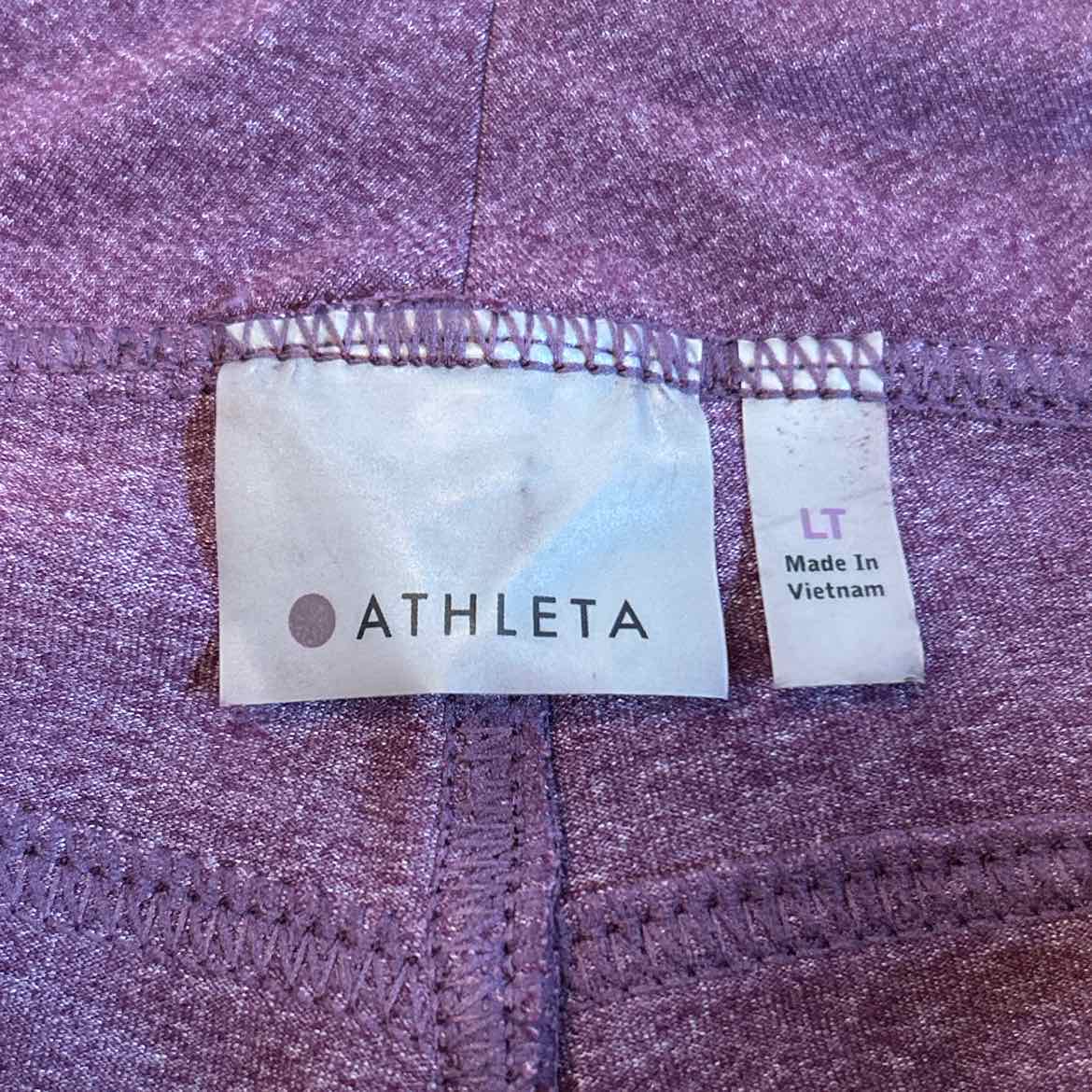 Athleta Size L Purple Preloved Athletic Pants