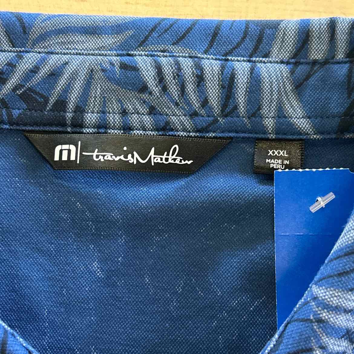 Travis Mathew Size XXXL Blue Preloved MENS Polo