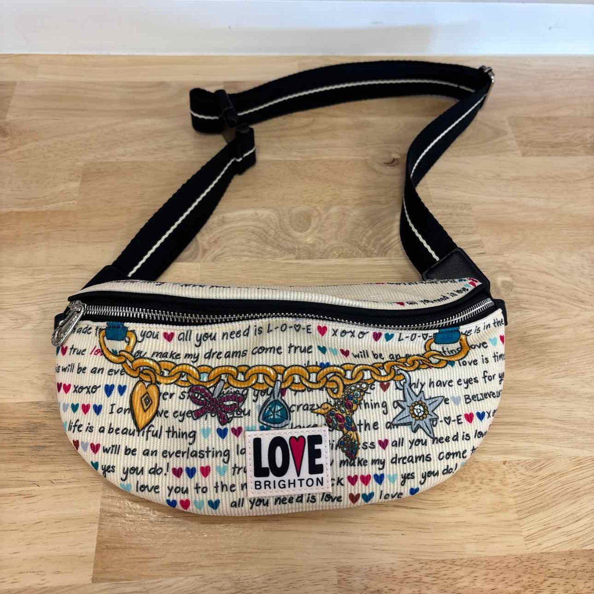 Brighton Cream Fanny Pack