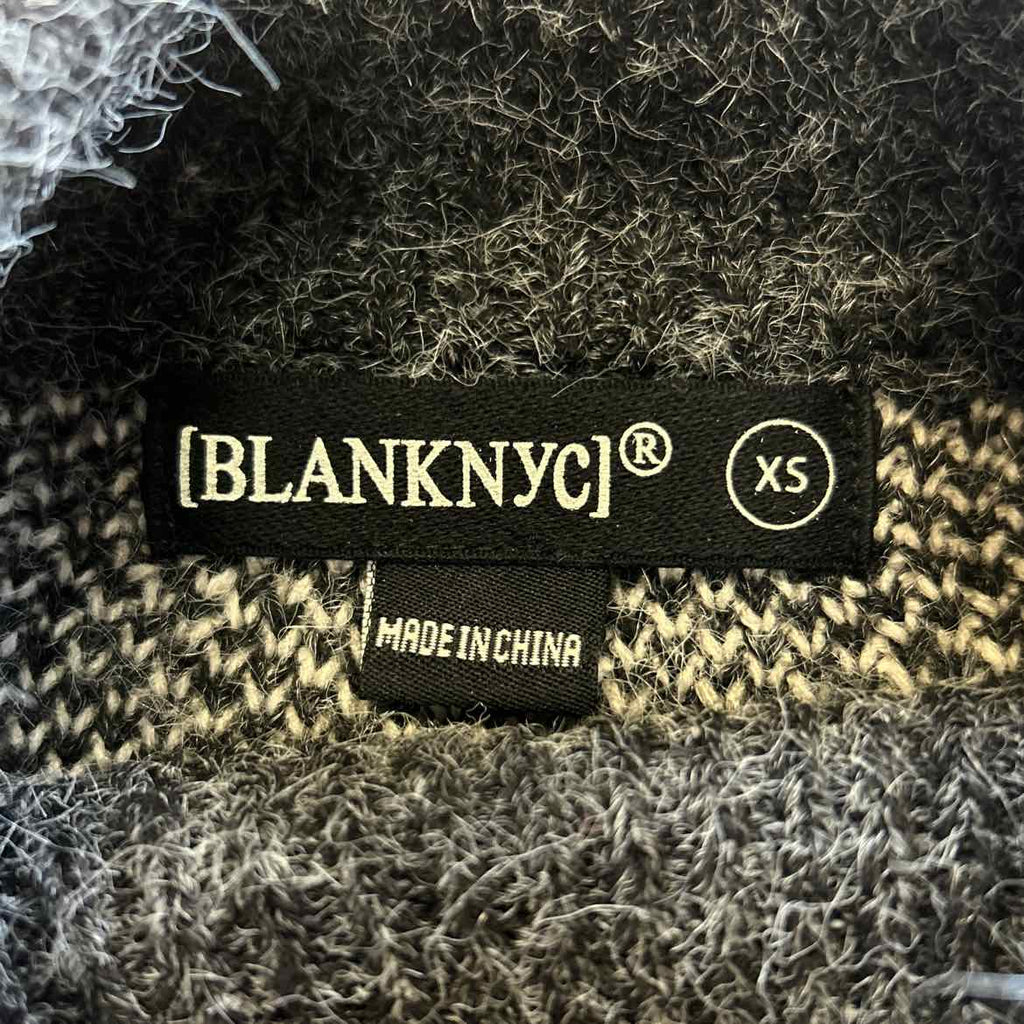 Blank NYC Size XS Gray Sweater