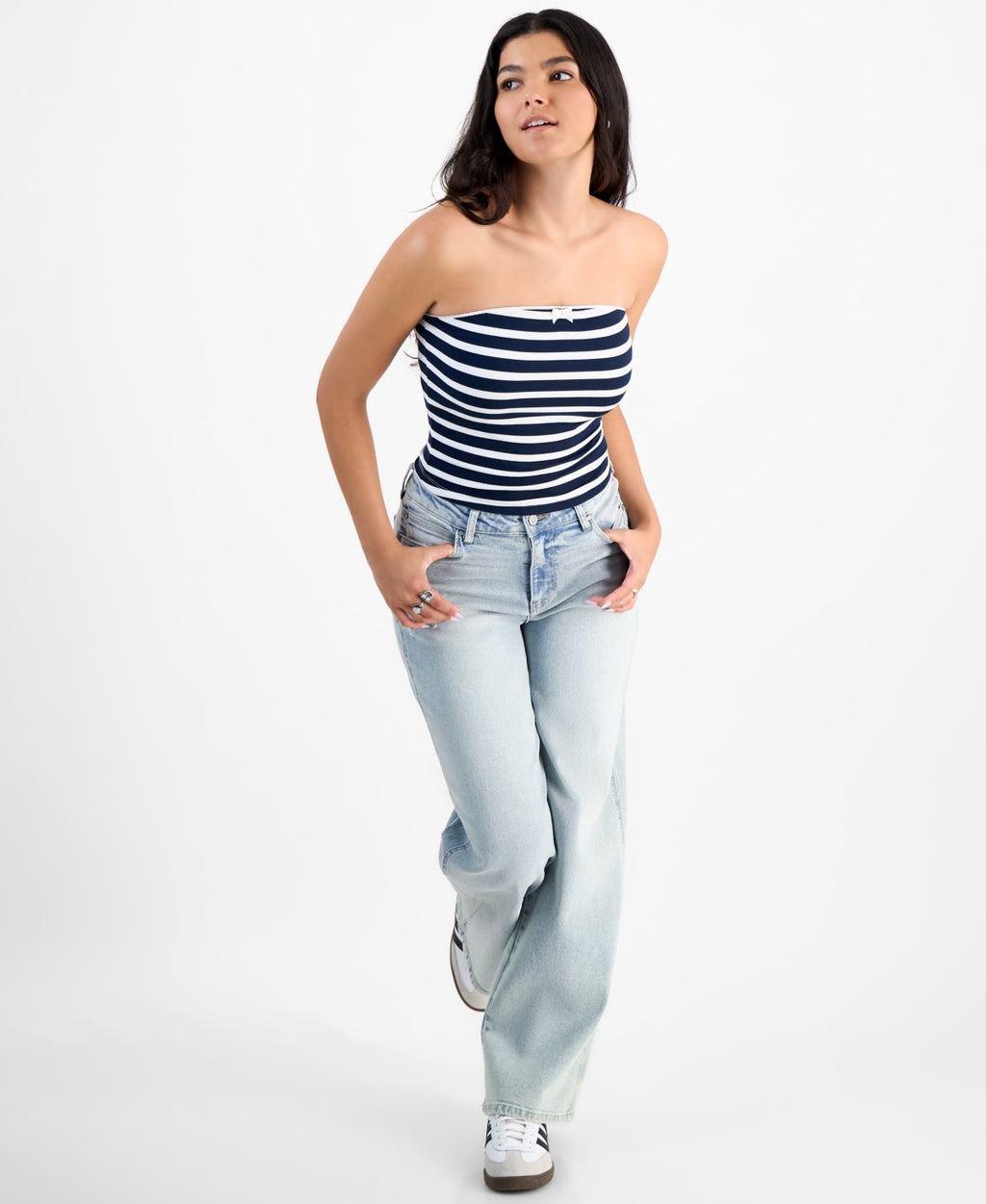 Just Polly Size XL Printed Tube Top