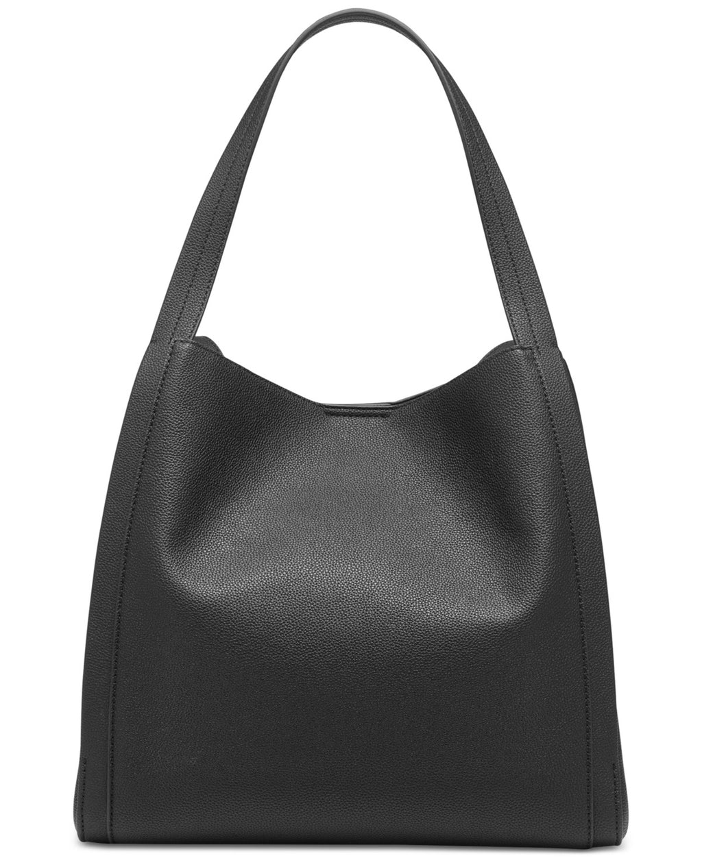 Dkny Nala Medium Hobo - Black/silver