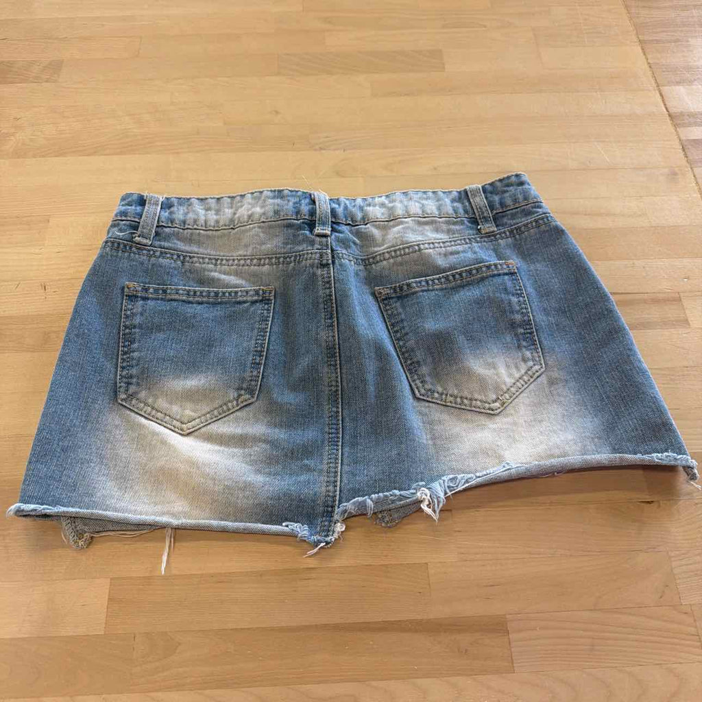 Forever 21 Size M Blue Preloved Skirt