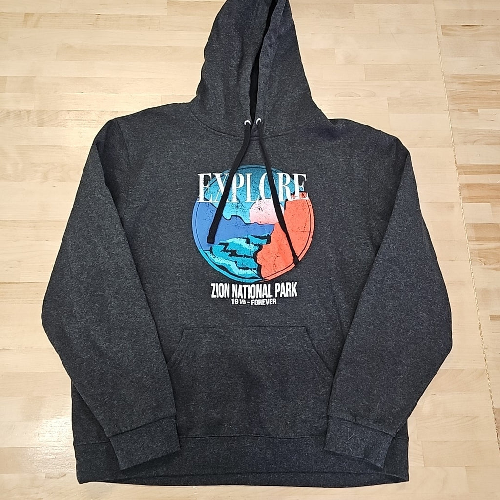 L&Z Size L Gray Hoodie