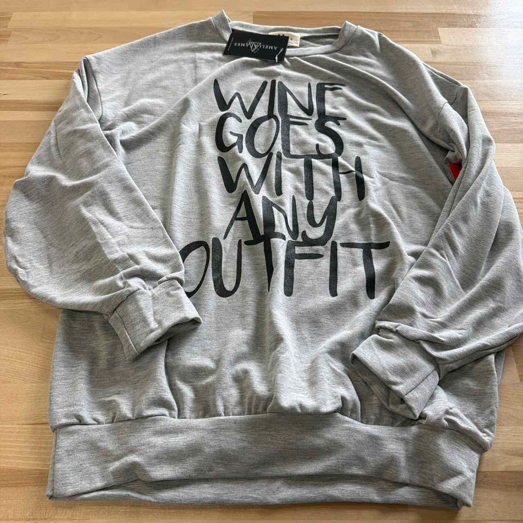 Size S Gray New Sweatshirt