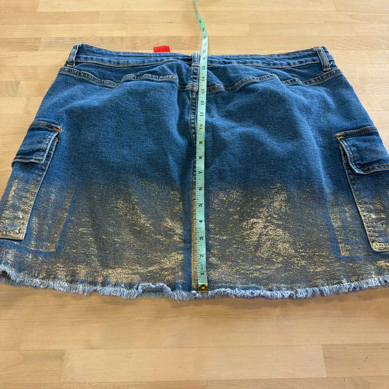 Forever 21 Size 0X Gold Denim Preloved 2 pc sets