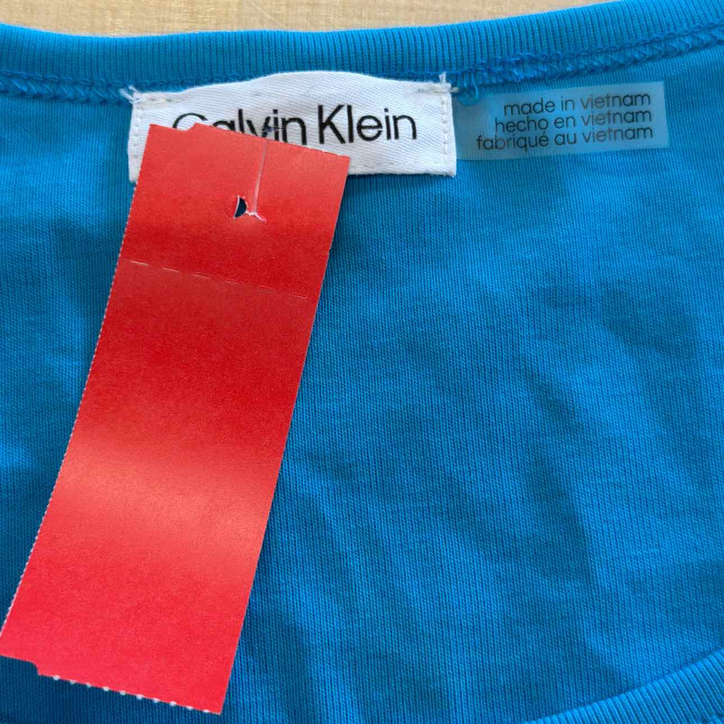 Calvin Klein Size 2X Blue New Blouse SS