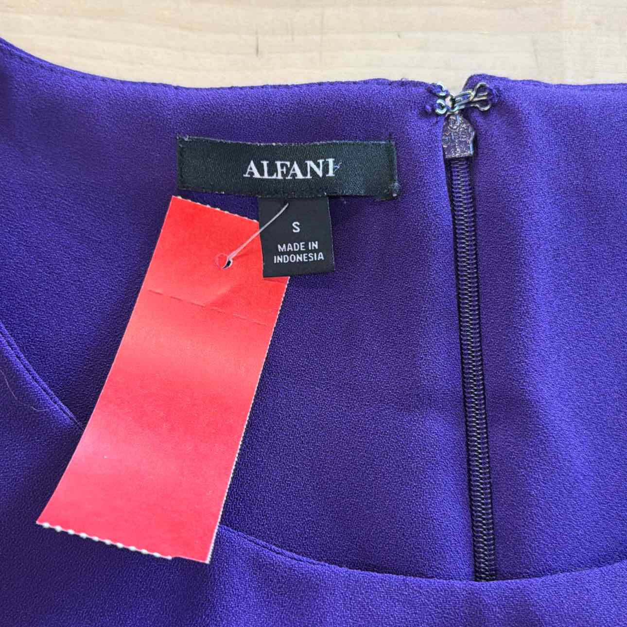 Alfani Size S Purple Preloved Blouse