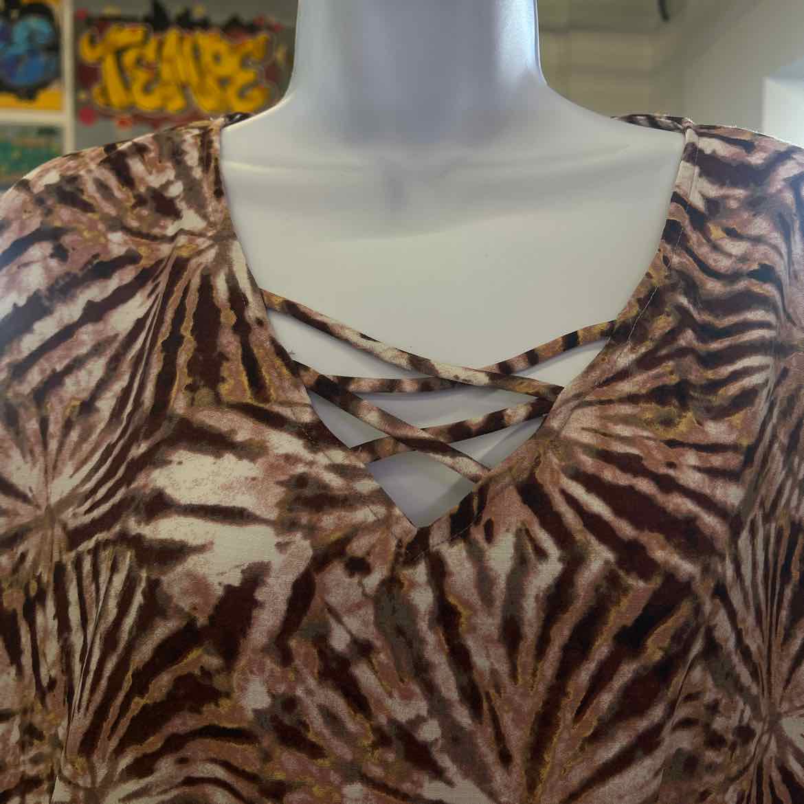 I.N.Studio Size M Pink Preloved Shirt