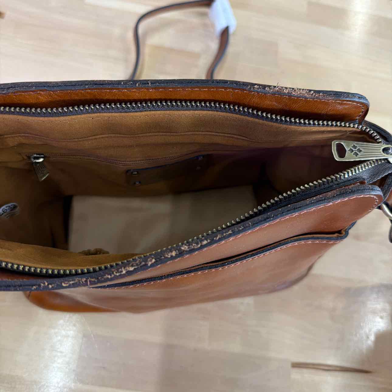 Patricia Nash Brown Leather Handbag