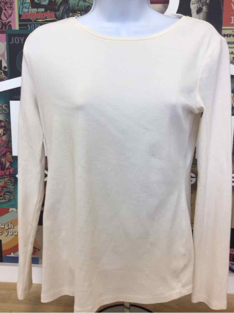 Talbots Size S White Preloved Longsleeve