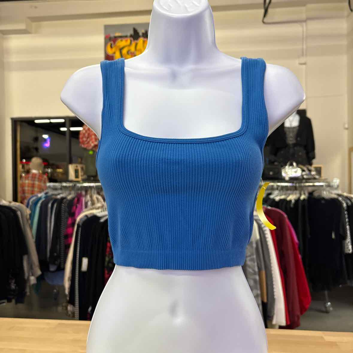 zara Size XS Blue Tank