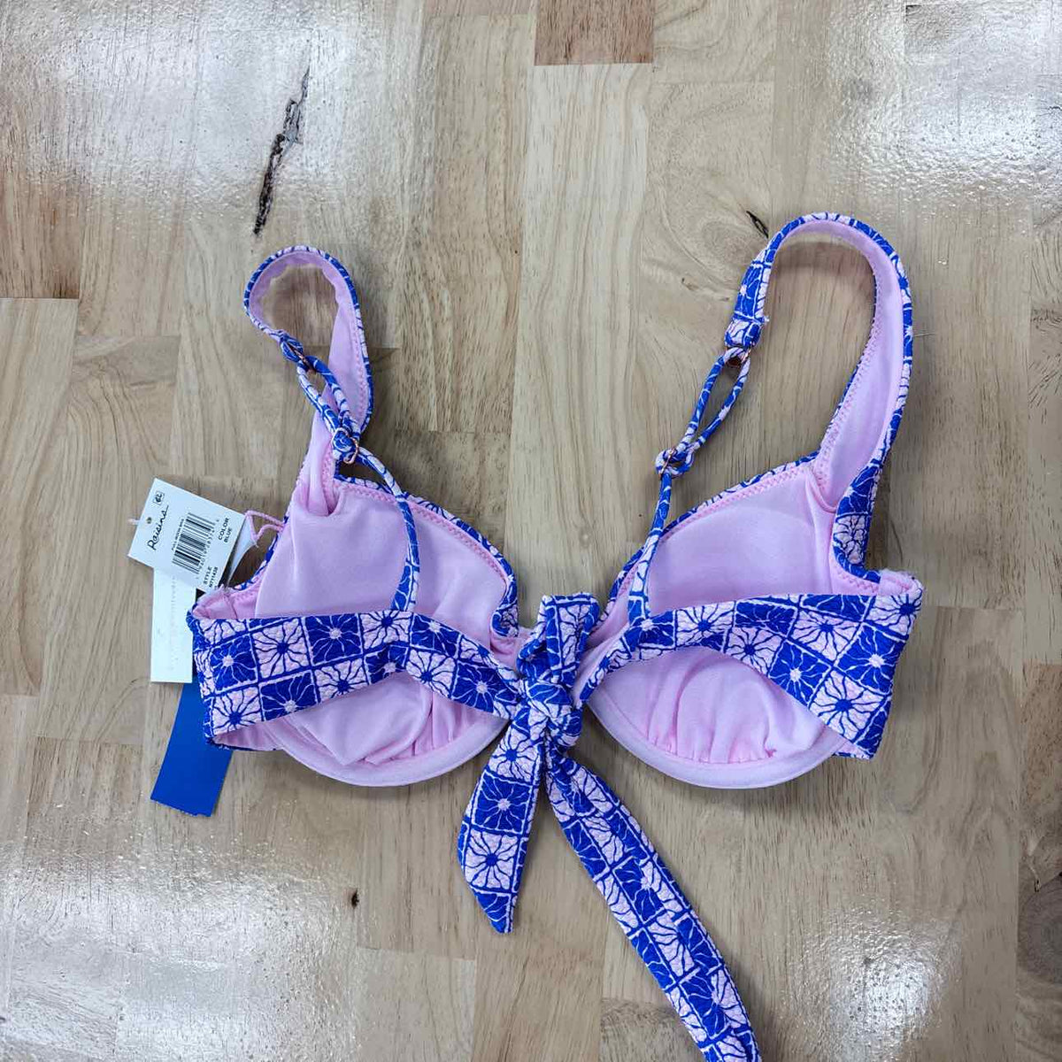 Raisins Size S Full Moon Tie-Back Bikini Top