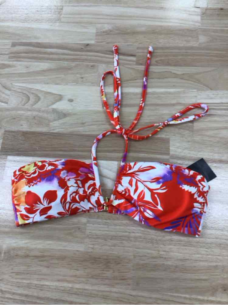 Ralph Lauren Size 6 Shirred U-Neck Bikini Top