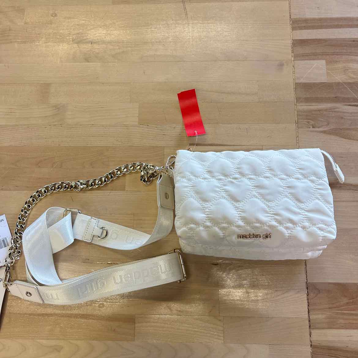 Madden Girl Ari Heart Quilt Modular Crossbody Bag