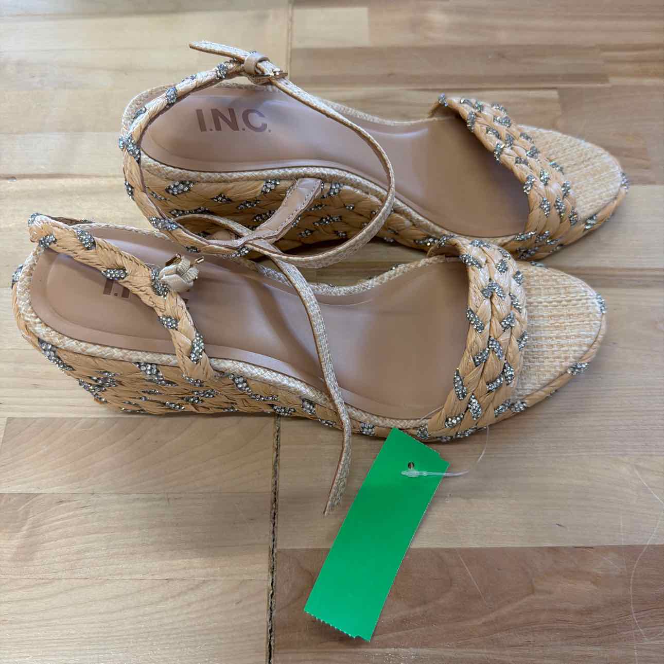 I.n.c. International Concepts Women's Gillaa Espadrille Wedge Sandals - 9