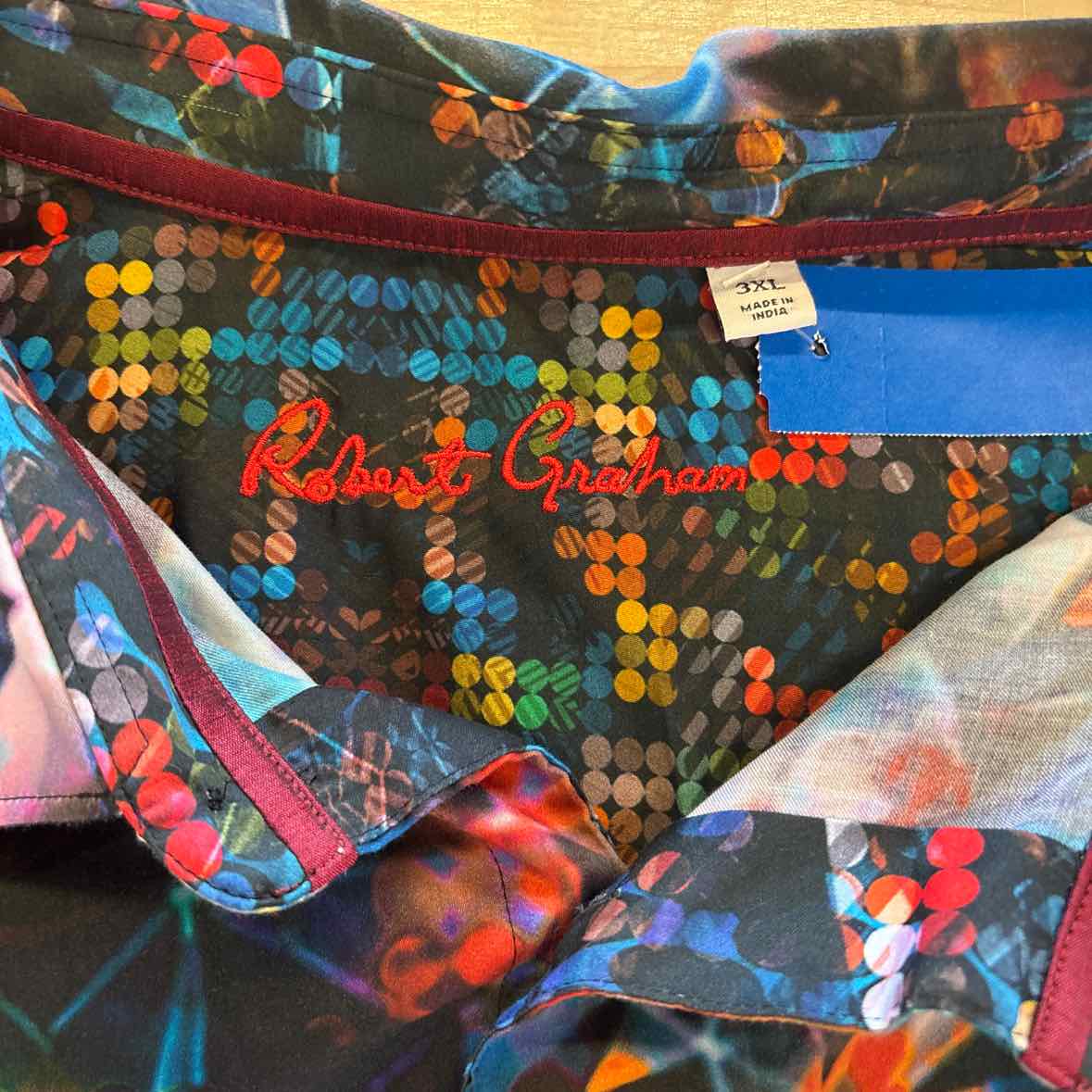 Robert Graham Size 3XL Multi color MENS Button Down Shirt