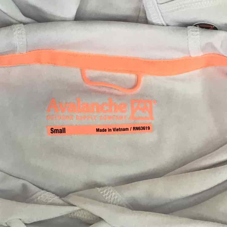Avalanche Size S White Preloved Athletic Long Sleeve