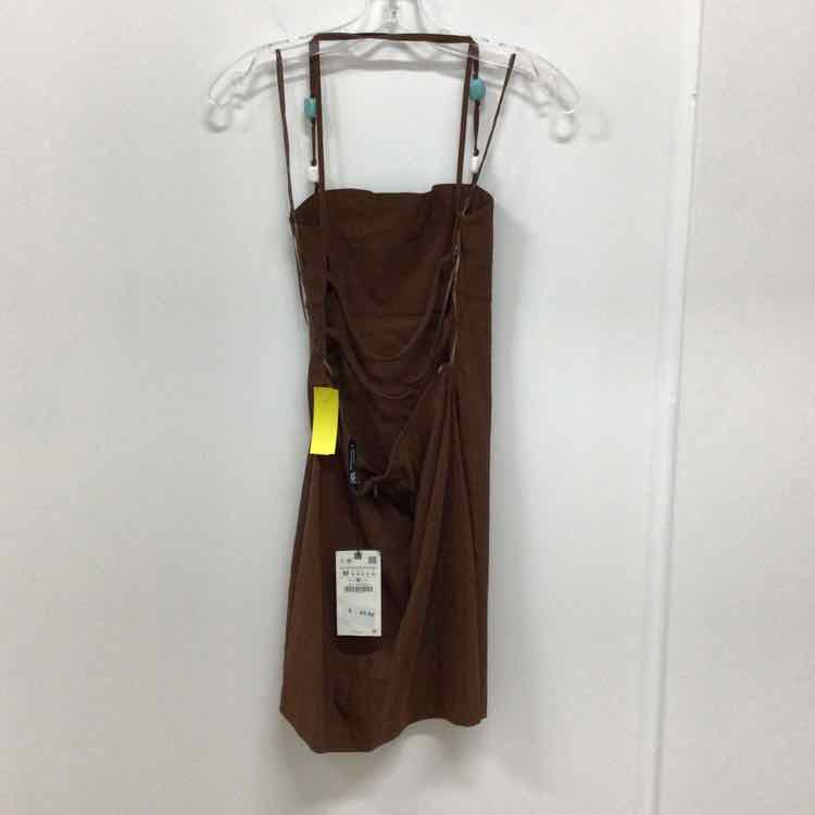 zara Size M Brown New Dress