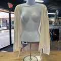 J Jill Size S White Preloved Wrap shirt