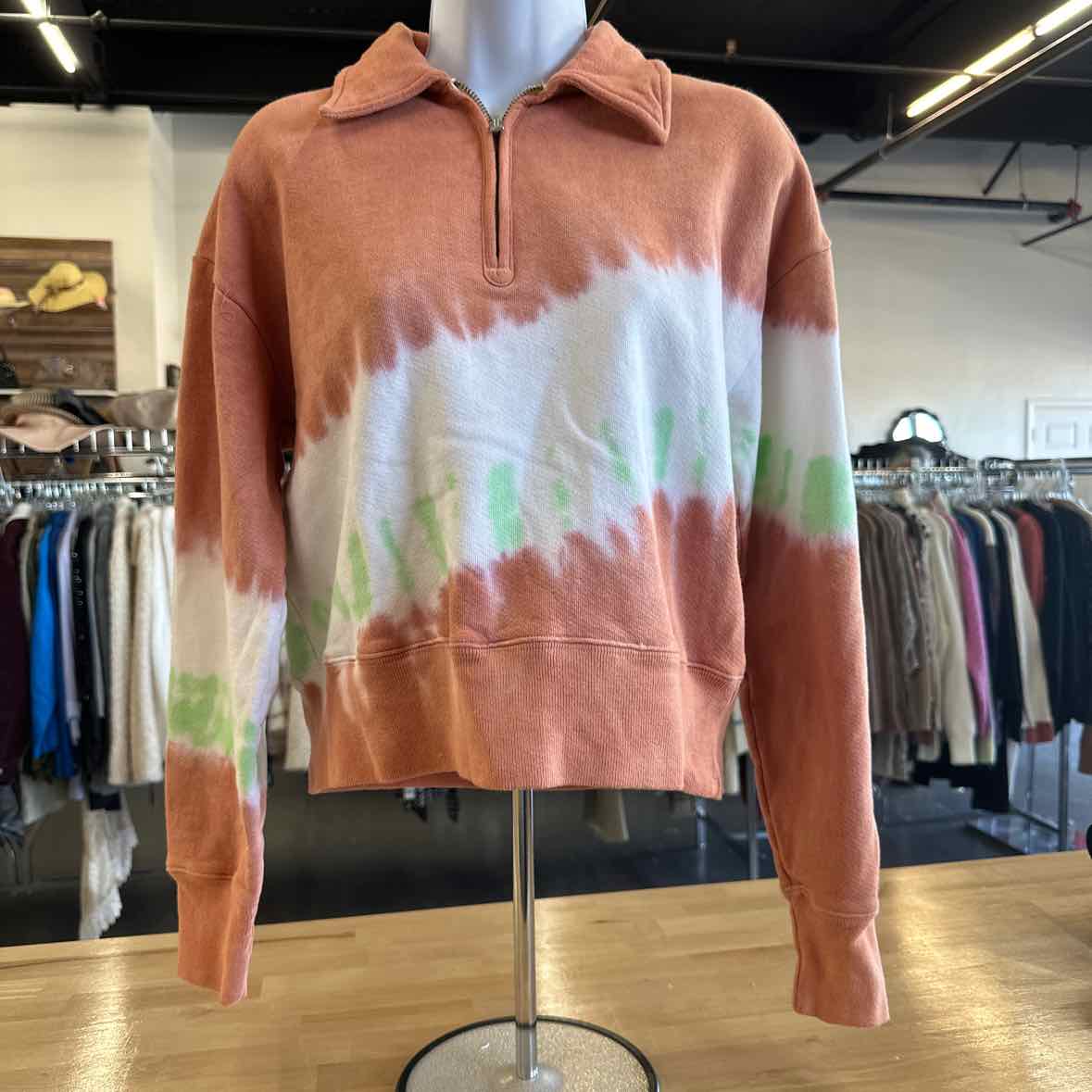 RE/DONE Size S Orange Sweater