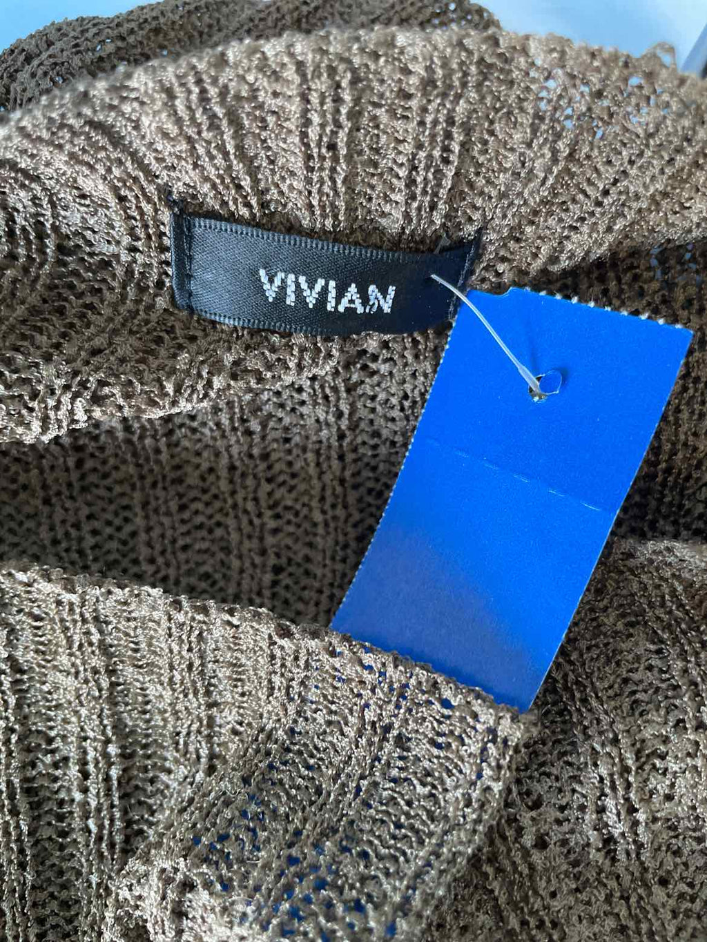 Vivian Size One Size Brown Sweater