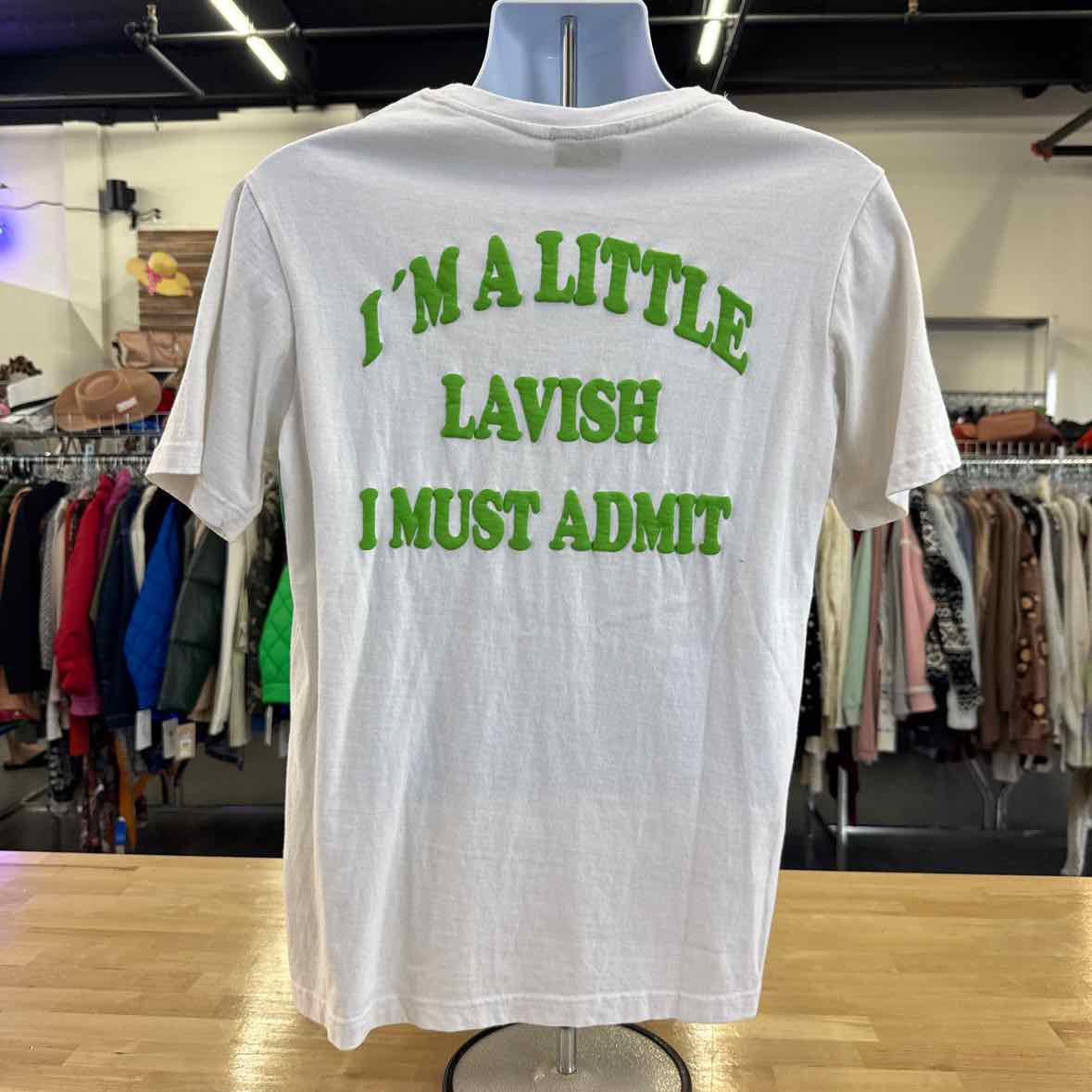 Lavish Men's Size M White MENS T-shirt