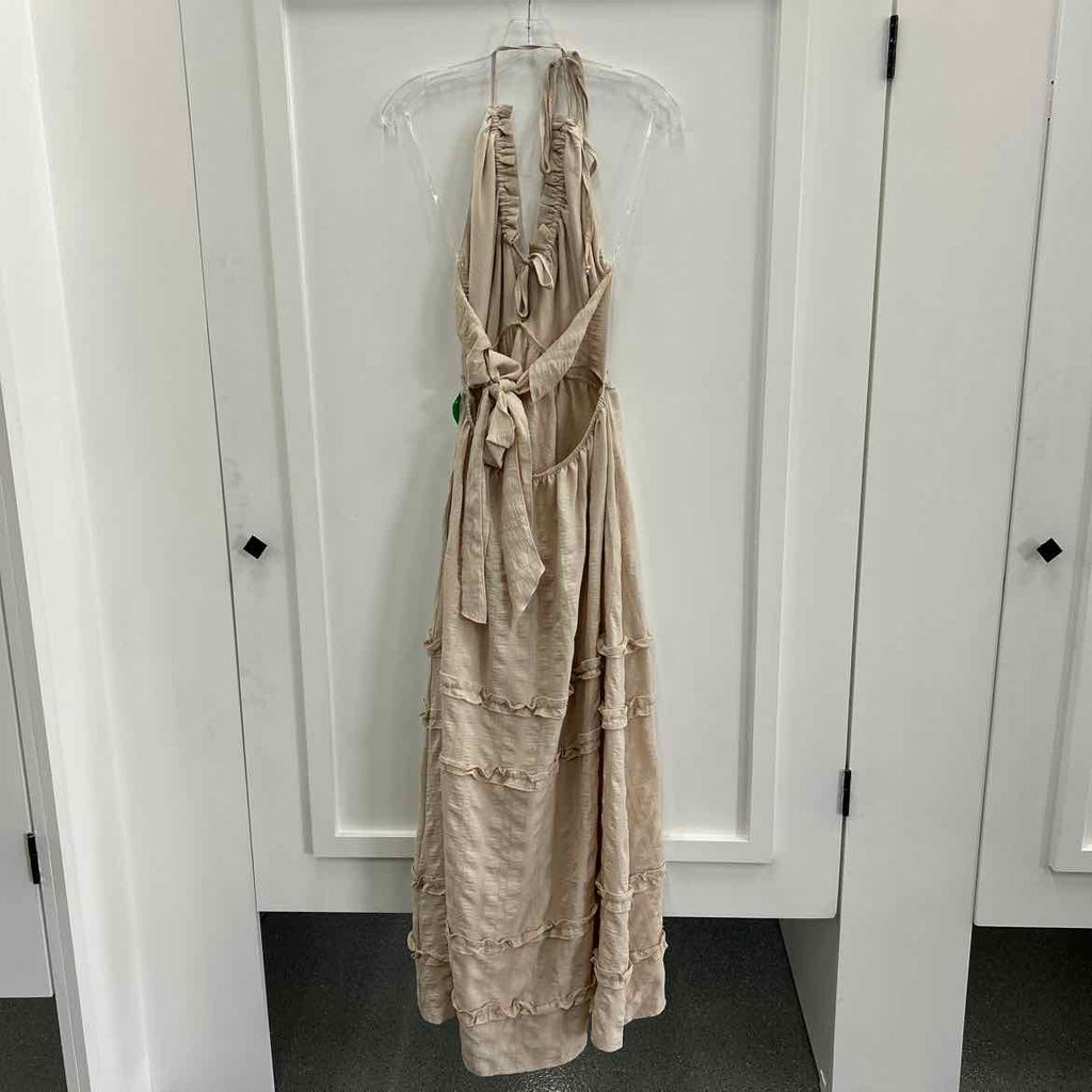 Fashionova Size 3X Tan Preloved Dress