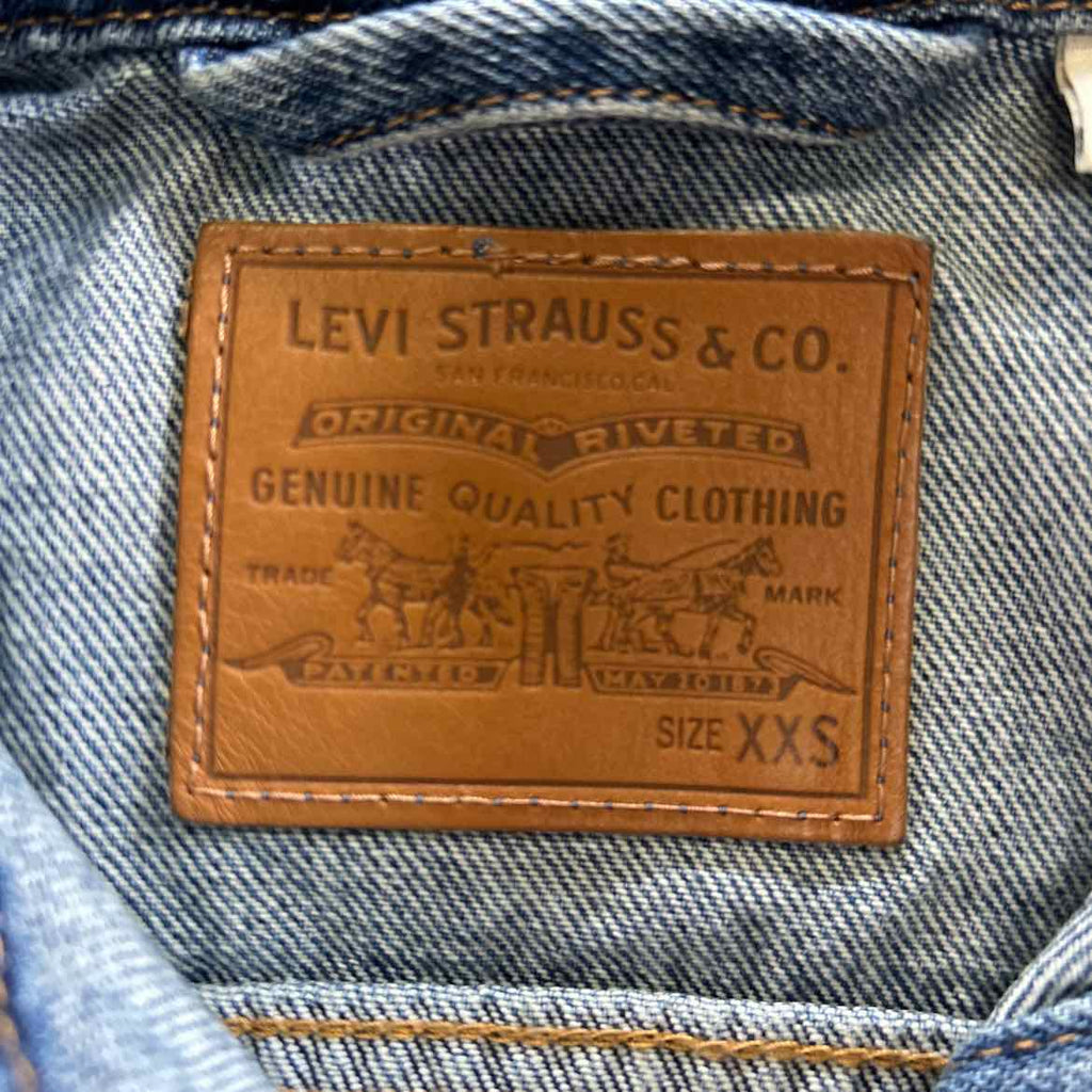 Levi's Size XXS Denim Preloved Vest