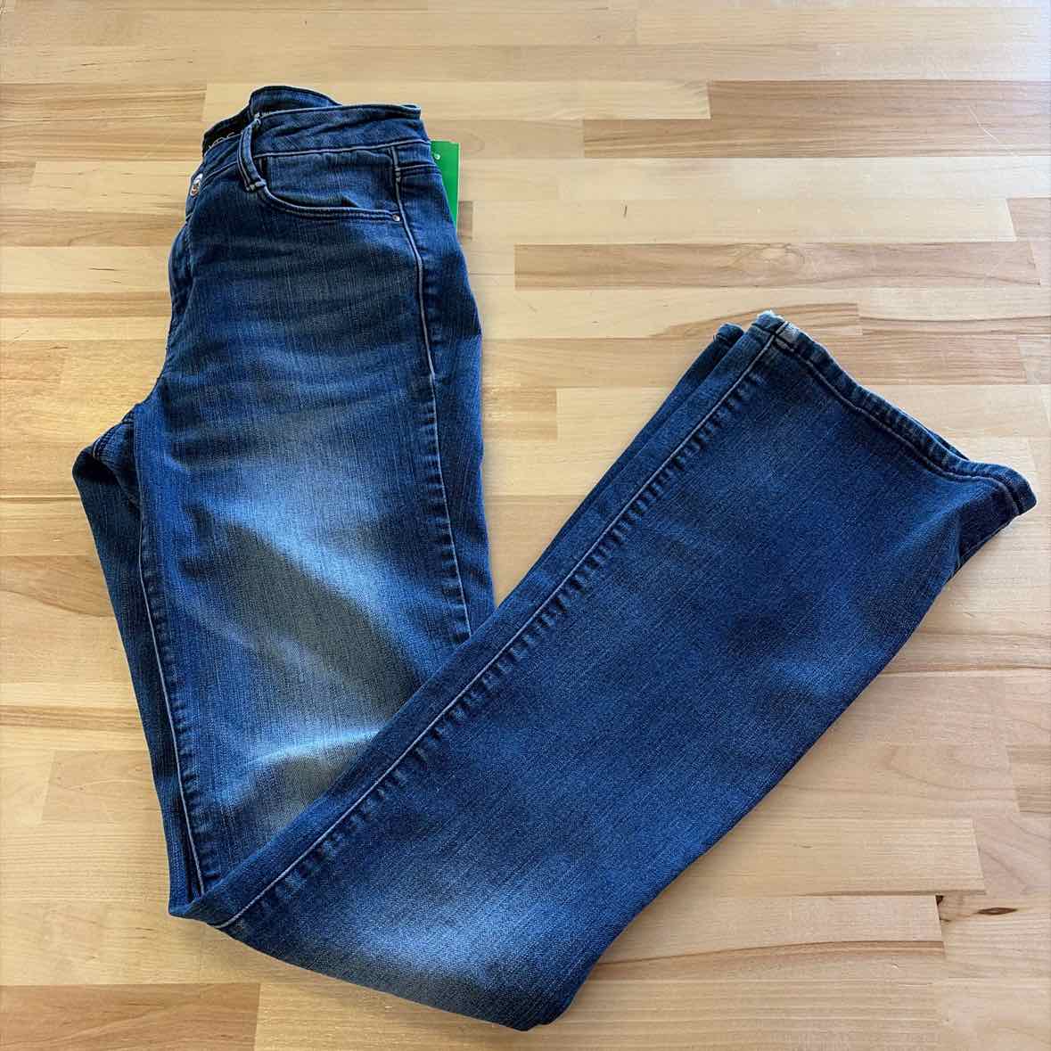 Suede Size 27 Blue Denim Preloved Jeans