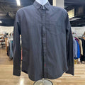 Polo Size M Black Preloved MENS Button Down Shirt