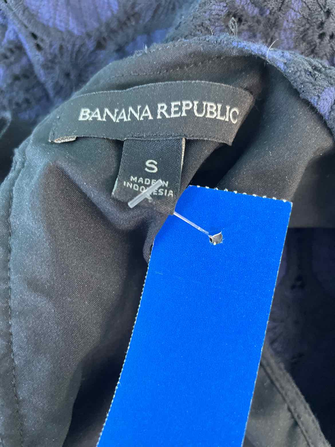 Banana Republic Size S Navy Lace Sleeveless