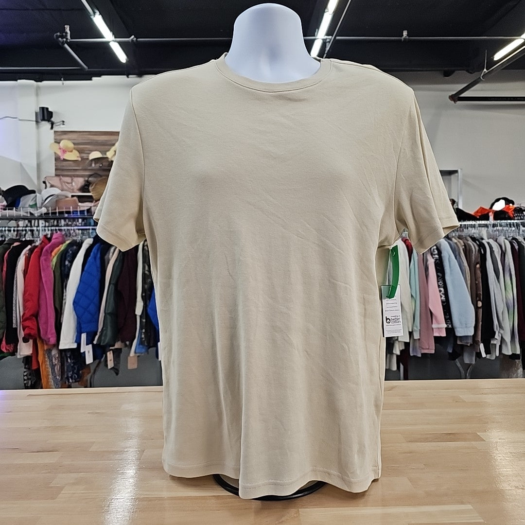 INC Men's Size S Cream MENS T-shirt