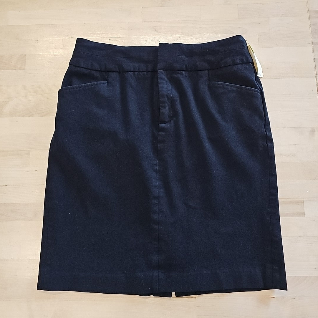 Banana Republic Size 10L Black Skirt